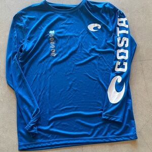 Costa Ocean Blue Long Sleeve Shirt